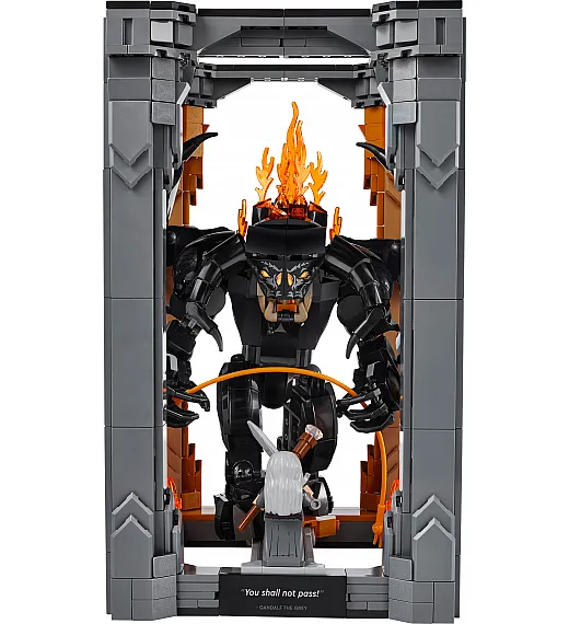 Kocke Icons Gospodar prstenova: Balrog u kutku među knjigama 10367 Lego