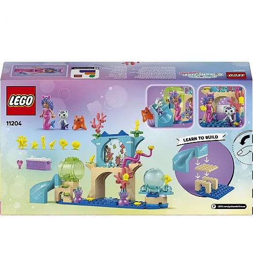 Kocke Gabby's Dollhouse Pustolovščina v akvariju z morsko deklico Gabi 11204 Lego