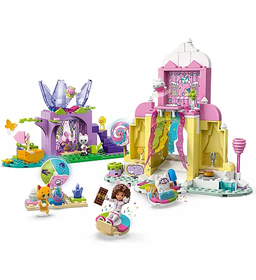 Kocke Gabby's Dollhouse Gora posladkov in Kittyjin vrt 11205 Lego