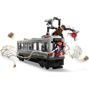 Lego® Super Heroes 76321 Spider-Man proti Doc Ocku, prizor na podzemnem vlaku
