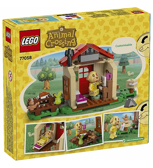 LEGO® Animal Crossing™  77058 Goldie v svoji udobni hiši Lego