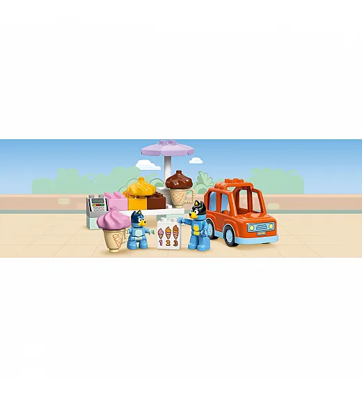 Kocke Duplo Bluey u vožnji do sladoleda Lego