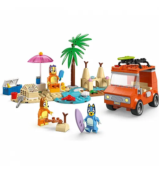 Kocke Bluey - Bluey na obiteljskom izletu na plažu 11202 Lego