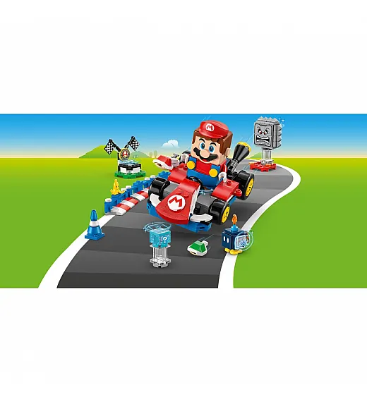 Lego® Super Mario™ 72043 Mario Kart™ – Interaktivni LEGO® Mario™ & Standard Kart Lego