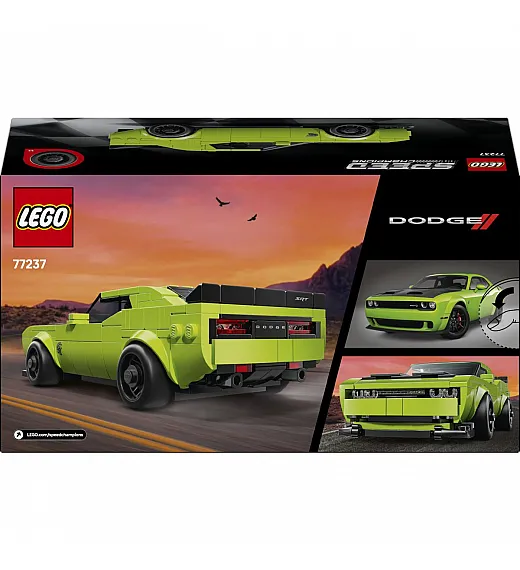 Kocke Speed Champions Sportski automobil Dodge Challenger SRT Hellcat 77237 Lego