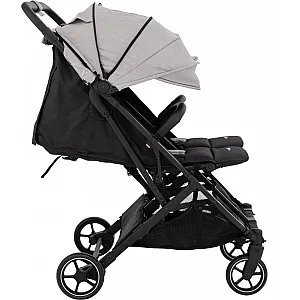 FreeON voziček za dvojčke Active Twin siva 82801