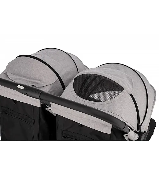 FreeON voziček za dvojčke Active Twin siva 82801 FreeON