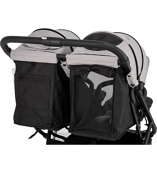 FreeON voziček za dvojčke Active Twin siva 82801 FreeON