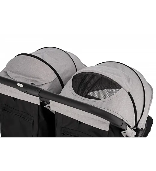 FreeON voziček za dvojčke Active Twin siva 82801 FreeON
