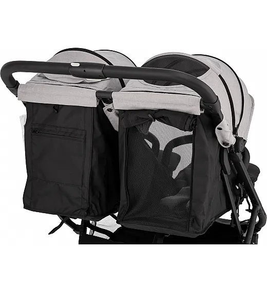 FreeON voziček za dvojčke Active Twin siva 82801 FreeON