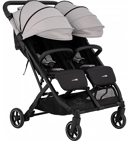 FreeON voziček za dvojčke Active Twin siva 82801 FreeON