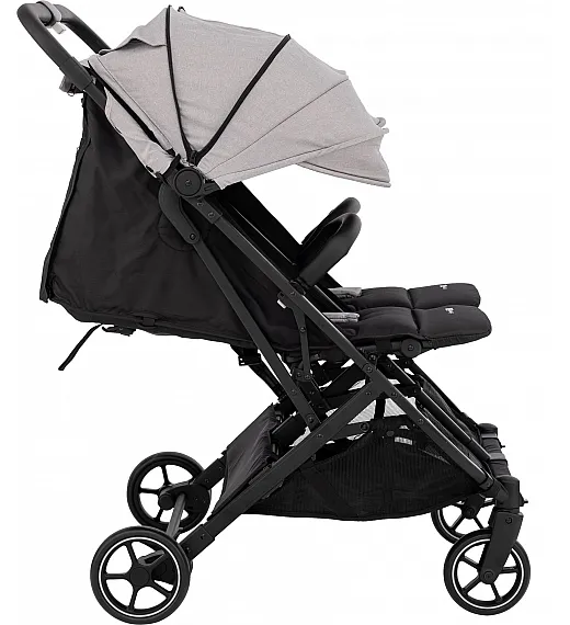 FreeON voziček za dvojčke Active Twin siva 82801 FreeON