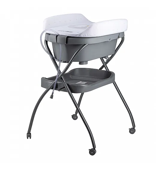 FreeON stojalo z banjico Swan in s previjalno podlogo grey 85789 FreeON
