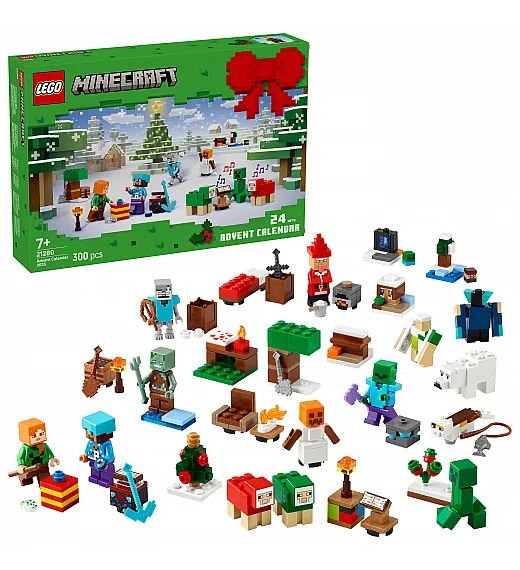 Lego kocke Minecraft Adventni koledar 2025 21280 Lego