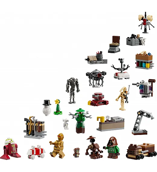 Kocke Star Wars Adventski kalendar 2025 75418 Lego