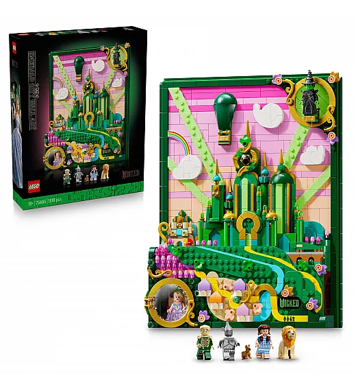 Lego® Wicked 75685 Stenska umetnina Emerald City Lego