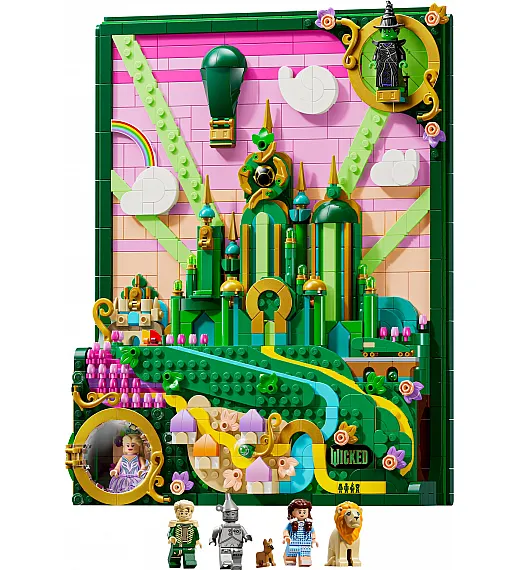 Lego® Wicked 75685 Stenska umetnina Emerald City Lego