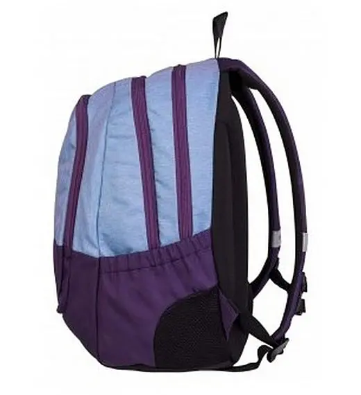 Target 3ZIP Violet Melange 26643 - školski ruksak, školska torba