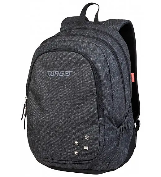 Target 3ZIP Charcoal Denim 26936 - školski ruksak, školska torba