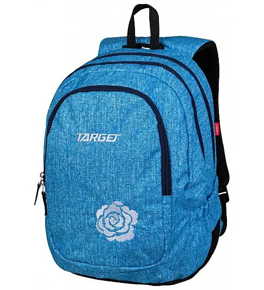 Target 3ZIP Bright Denim 26939- školski ruksak, školska torba