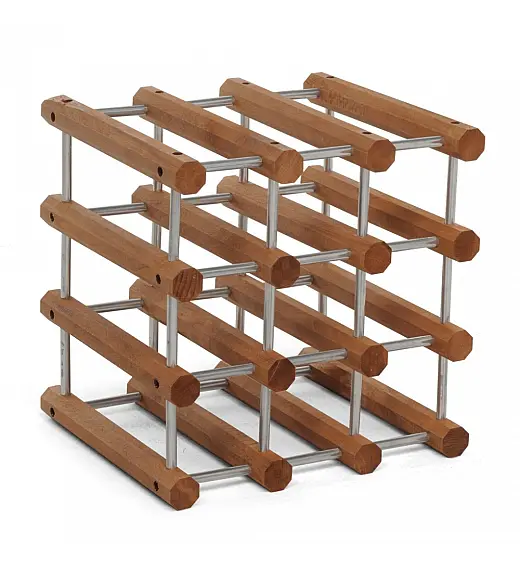 Modularni držač za boce IlCantiniere - Orah/Aluminij