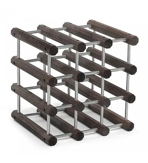 Modularni držač za boce IlCantiniere - Wengé/Aluminij Foppapedretti
