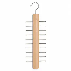 Amelie Naturale – Elegantni leseni obešalnik za kravate