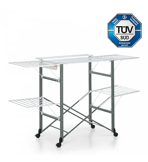Sklopivi stalak za rublje Gulliver EVO - Aluminij Grey Foppapedretti
