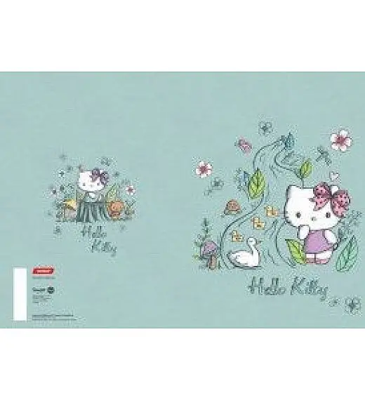 Zvezek A4 Hello Kitty Garden karo