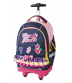  SMART Trolley Candy Flower 17917 - šolska torba na kolesih