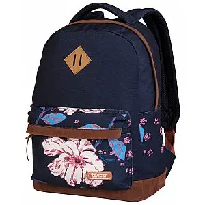  CANVAS Floral Blue 26776 - Šolski nahrbtnik, šolska torba