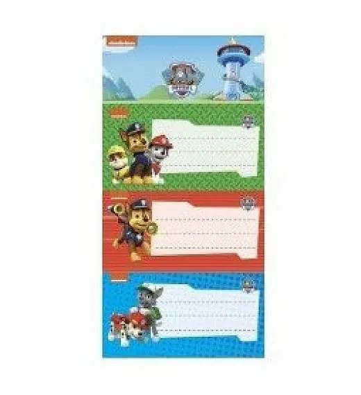 Šolske nalepke Paw Patrol 21554