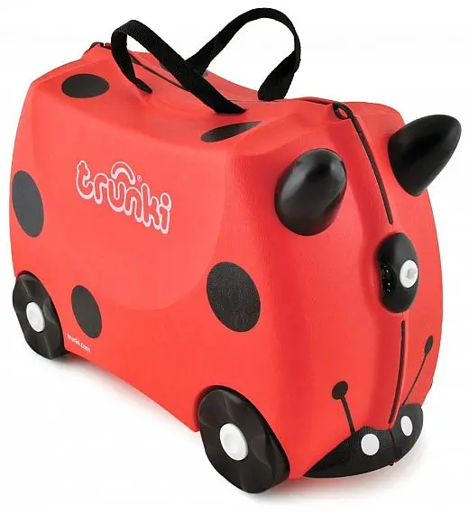 Trunki HARLEY - potovalni kovček pikapolonica