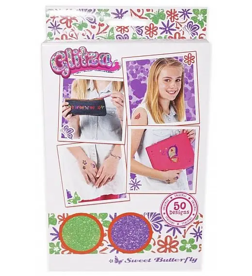 TATTOO SET GLITZA ART - SWEET BUTTERFLYDS