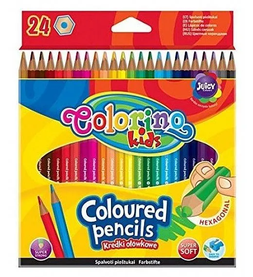Bojice COLORINO ŠESTKOTNE 24/1