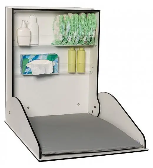 Previjalna miza Timkid KAWA HPL White