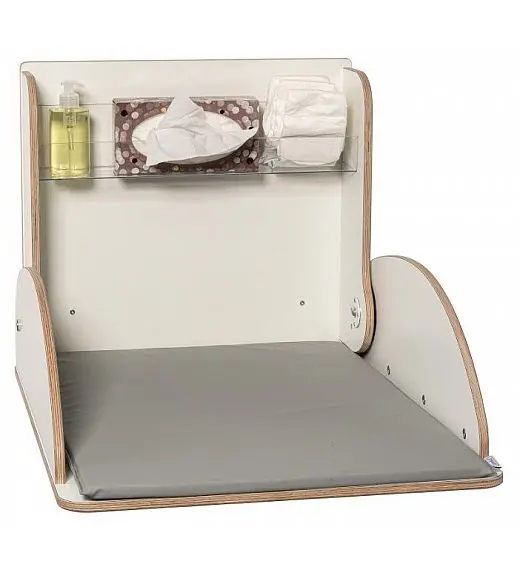 Stenska previjalna miza Timkid KAWA SIMPLEX  White