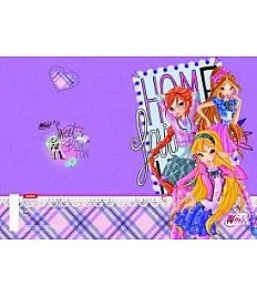 Zvezek A4 Winx Bon Ton  karo
