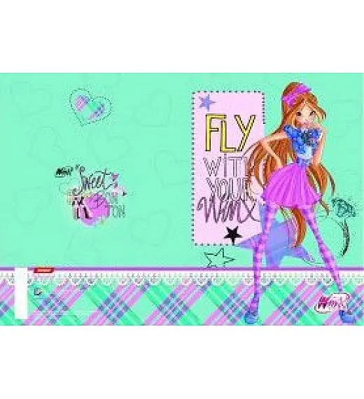 Zvezek A4 Winx Bon Ton  karo