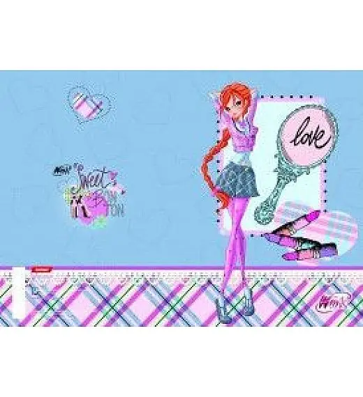 Zvezek A4 Winx Bon Ton  karo
