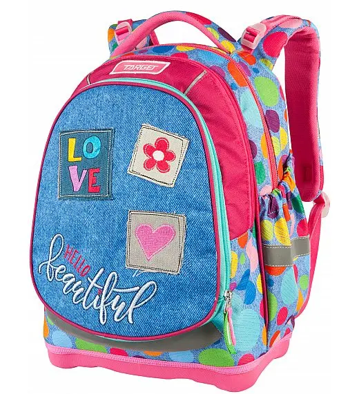 Target SUPERLIGHT 2 FACE PETIT Hello Beautiful 26235 - šolska torba