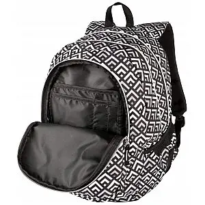  3ZIP Grey Pyramids 26297 - školski ruksak, školska torba