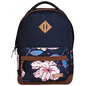  CANVAS Floral Blue 26776 - Šolski nahrbtnik, šolska torba