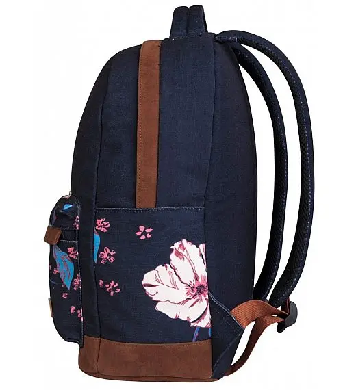 Target CANVAS Floral Blue 26776 - Šolski nahrbtnik, šolska torba