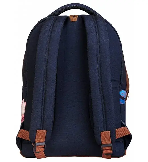 Target CANVAS Floral Blue 26776 - Šolski nahrbtnik, šolska torba