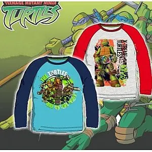 T-shirt dugi rukav Ninja turtles sivo crvene boje - 8 godina