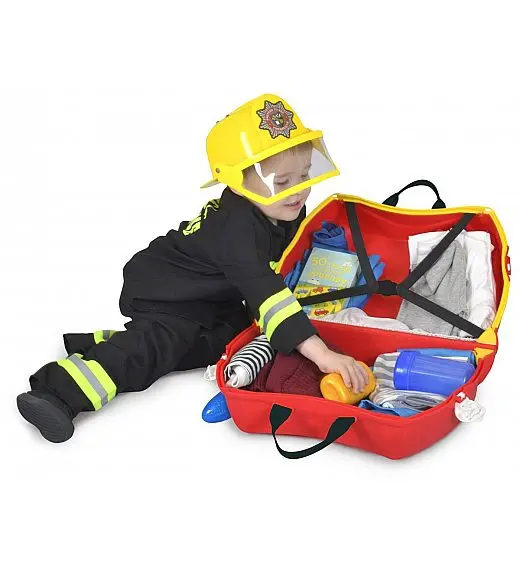 Trunki  Fireman FRANK (gasilec) - potovalni kovček