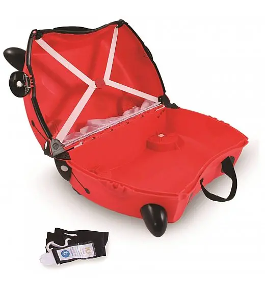 Trunki HARLEY - potovalni kovček pikapolonica
