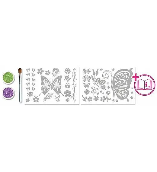 TATTOO SET GLITZA ART - SWEET BUTTERFLYDS