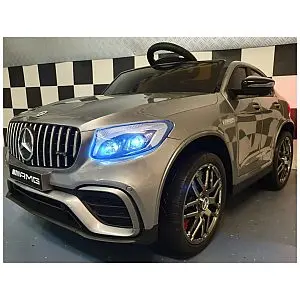 12V MERCEDES GLC 63 COUPE’  Metallic Silver - auto na akumulator